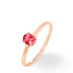 Histoire d'Or Bague Lily Or Rose Rubis* Bagues|Bagues Avec Pierre