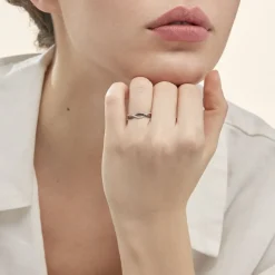 Best Histoire d'Or Bague Lilybeth Or Blanc Diamant