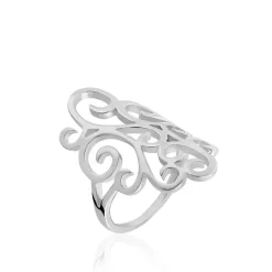 Discount Histoire d'Or Bague Lizon Argent