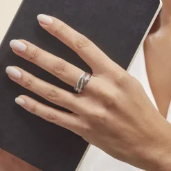 Histoire d'Or Bague Lola Or Blanc Diamant* Bagues|Bagues Avec Pierre