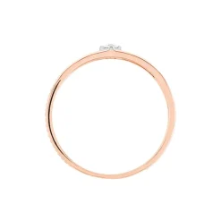 Hot Histoire d'Or Bague Lou Or Rose Diamant