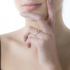 Histoire d'Or Bague Louise Or Rose Diamant