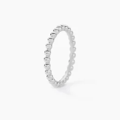 Histoire d'Or Bague Louisette Argent Blanc