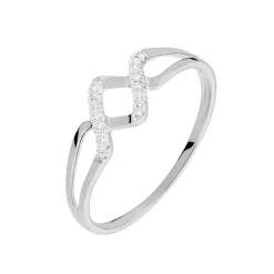 Online Histoire d'Or Bague Loula Or Blanc Diamant