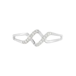 Online Histoire d'Or Bague Loula Or Blanc Diamant