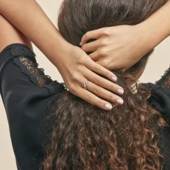 Online Histoire d'Or Bague Loula Or Blanc Diamant