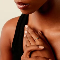 Best Histoire d'Or Bague Lueur Plaqué Or Jaune Oxyde De Zirconium