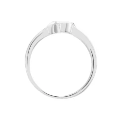 Sale Histoire d'Or Bague Lyse Argent Blanc Oxyde De Zirconium