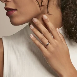 Sale Histoire d'Or Bague Lyse Argent Blanc Oxyde De Zirconium