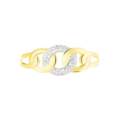 Histoire d'Or Bague Maillons Or Jaune Diamant* Bagues|Bagues Avec Pierre