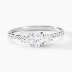 Online Histoire d'Or Bague Mallory Argent Blanc Oxyde De Zirconium