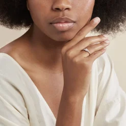 Online Histoire d'Or Bague Mallory Argent Blanc Oxyde De Zirconium