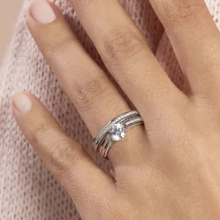 Histoire d'Or Bague Malou Argent Blanc Oxyde De Zirconium* Bagues|Bagues Fantaisie