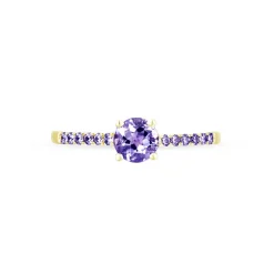 Histoire d'Or Bague Manon Or Jaune Amethyste* Bagues|Bagues Avec Pierre