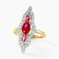 Online Histoire d'Or Bague Marchionessa Or Jaune Oxyde De Zirconium