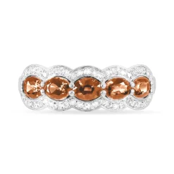 Histoire d'Or Bague Margaux Or Blanc Morganite Et Diamant* Bagues|Bagues Avec Pierre