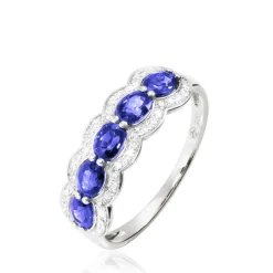 Histoire d'Or Bague Margaux Or Blanc Tanzanite Et Diamant* Bagues|Bagues Avec Pierre