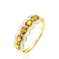 Histoire d'Or Bague Margaux Or Jaune Citrine Et Diamant* Bagues|Bagues Avec Pierre