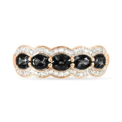 Histoire d'Or Bague Margaux Or Rose Onyx Et Diamant* Bagues|Bagues Avec Pierre