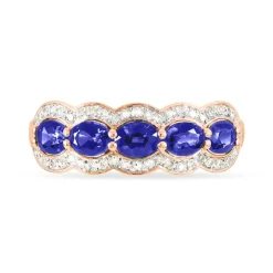 Histoire d'Or Bague Margaux Or Rose Tanzanite Et Diamant* Bagues|Bagues Avec Pierre