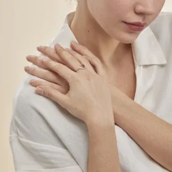 Histoire d'Or Bague Maria-serena Or Jaune Amethyste Et Oxyde De Zirconium* Bagues|Bagues Avec Pierre