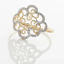 Histoire d'Or Bague Marie-christel Or Jaune Diamant