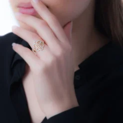 Histoire d'Or Bague Marie-christel Or Jaune Diamant