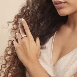 Outlet Histoire d'Or Bague Marilyn Argent Blanc Oxyde De Zirconium