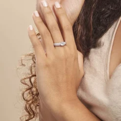 Outlet Histoire d'Or Bague Marilyn Argent Blanc Oxyde De Zirconium