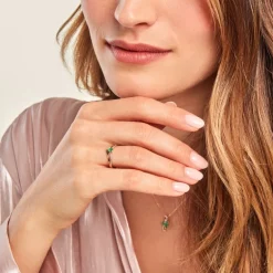 Histoire d'Or Bague Marjeta Or Jaune Emeraude Diamant* Bagues|Bagues Avec Pierre