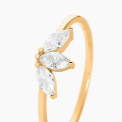 Histoire d'Or Bague Marquise Or Jaune Oxyde De Zirconium* Bagues|Bagues Avec Pierre