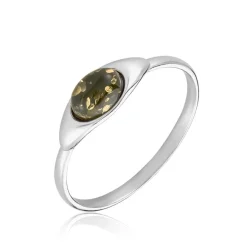 Outlet Histoire d'Or Bague Marquita Argent Blanc Ambre argent blanc ambre vert