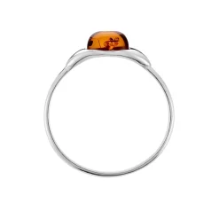 New Histoire d'Or Bague Marquita Argent Blanc Ambre argent blanc ambre cognac
