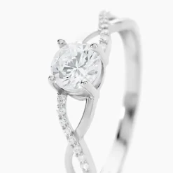 Histoire d'Or Bague Maryna Argent Blanc Oxyde De Zirconium