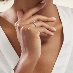 Histoire d'Or Bague Maryna Argent Blanc Oxyde De Zirconium