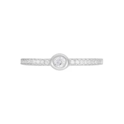 Histoire d'Or Bague Maryne Argent Blanc Oxyde De Zirconium* Bagues|Bagues Fantaisie