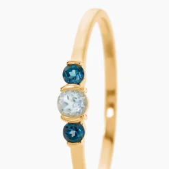 New Histoire d'Or Bague Mediha Or Jaune Topaze