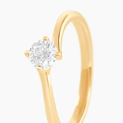 Histoire d'Or Bague Mehetabel Or Jaune Diamant Synthétique* Bagues|Bagues Avec Pierre