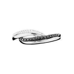 Outlet Histoire d'Or Bague Melinda Or Blanc Diamant