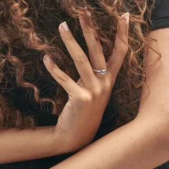 Outlet Histoire d'Or Bague Melinda Or Blanc Diamant