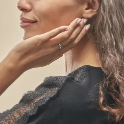 Outlet Histoire d'Or Bague Melinda Or Blanc Diamant