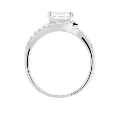 Histoire d'Or Bague Melisse Argent Blanc Oxyde De Zirconium* Bagues|Bagues Avec Pierre