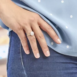 New Histoire d'Or Bague Mireya Or Jaune Oxydes