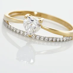 Histoire d'Or Bague Mohira Or Jaune Oxyde De Zirconium