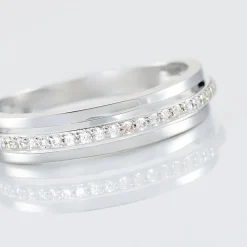 Histoire d'Or Bague Morrigan Or Blanc Oxyde De Zirconium* Bagues|Bagues Avec Pierre