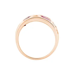 Best Histoire d'Or Bague Mosaique Or Rose Amethyste Et Rhodolite Et Saphir