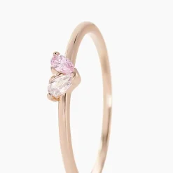 Hot Histoire d'Or Bague Myhalf Argent Rose Oxyde De Zirconium argent rose oxyde rose