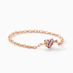 Outlet Histoire d'Or Bague Myhalf Argent Rose Oxyde De Zirconium argent rose oxyde fumé