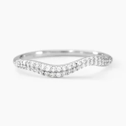 Hot Histoire d'Or Bague Nandie Argent Blanc Oxyde De Zirconium