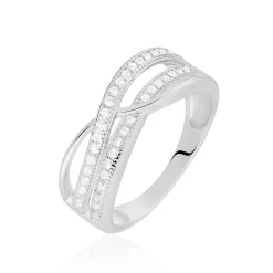 Histoire d'Or Bague Nauri Argent Blanc Oxyde De Zirconium* Bagues|Bagues Fantaisie